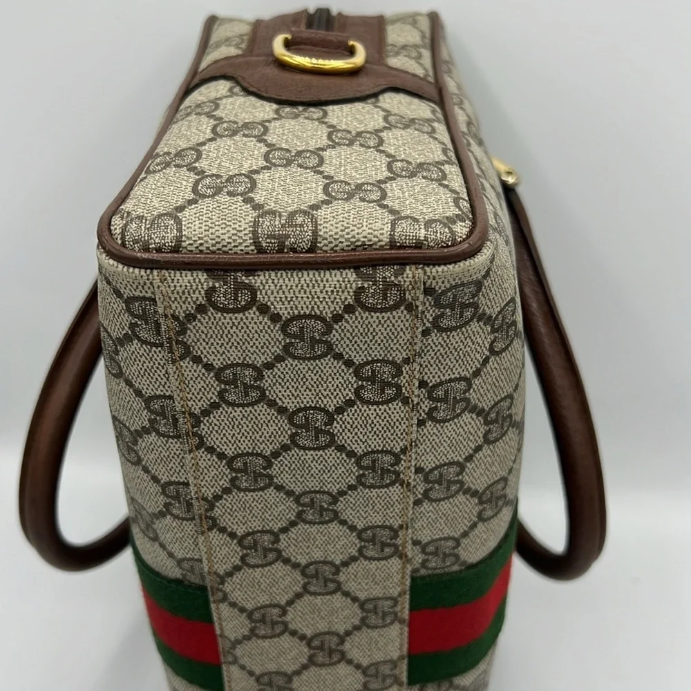 Gucci Canvas GG Supreme Boston- Accessory Collection - Vintage - Picture 9 of 15
